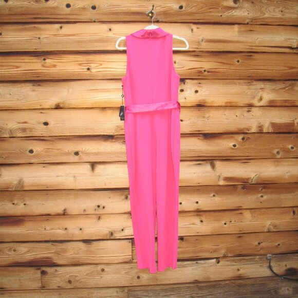 NWT Adrianna Papell Tuxedo Jumpsuit Size 12 - Picture 9 of 13